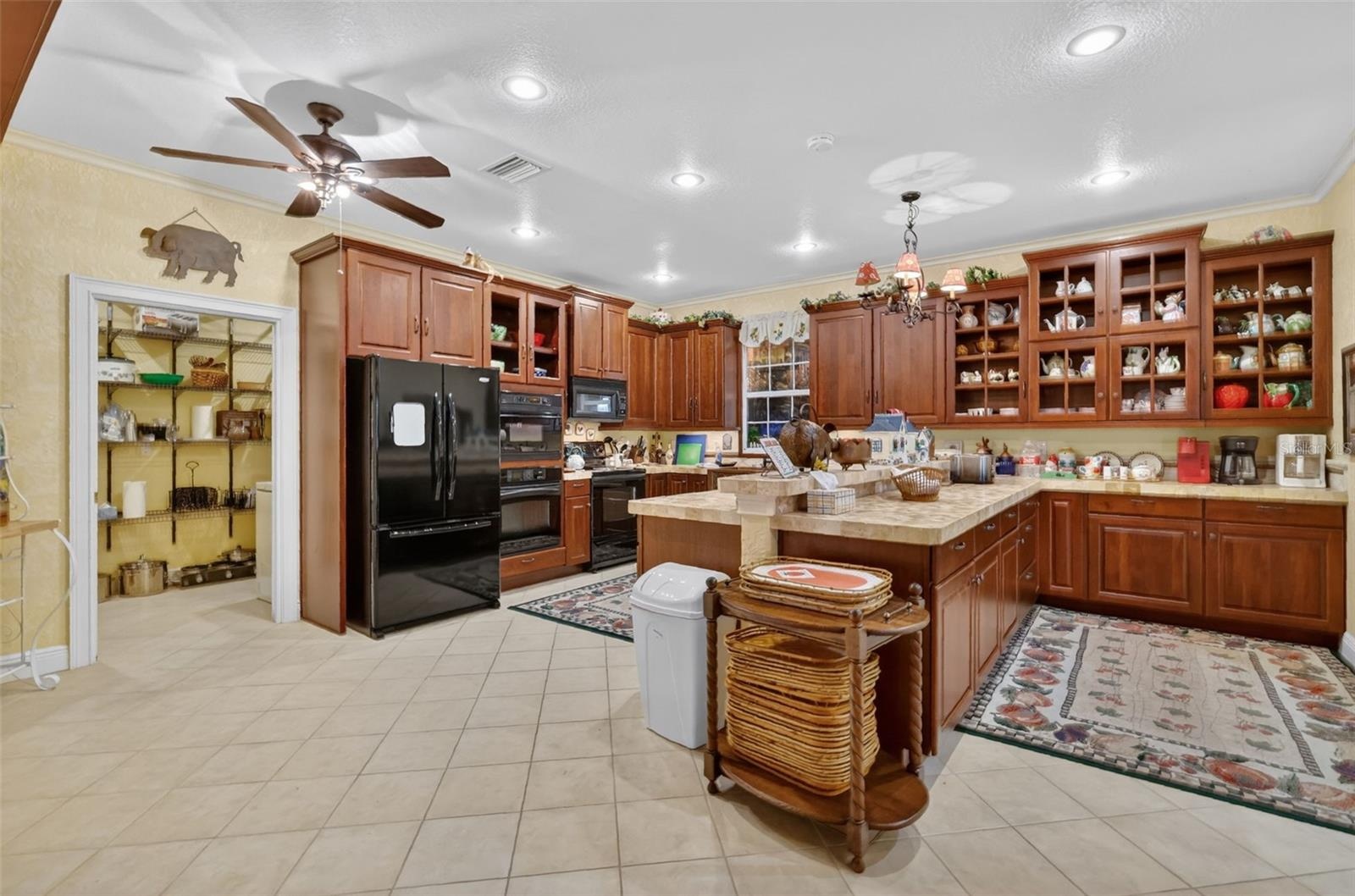 Large Lower-Level Kitchen