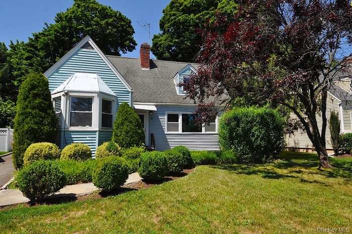 The 4 bedroom, 2 bath Cape Cod home is located in the Huntley section of Eastchester.  The home is approx 1,700 sq ft and has a detached one car garag