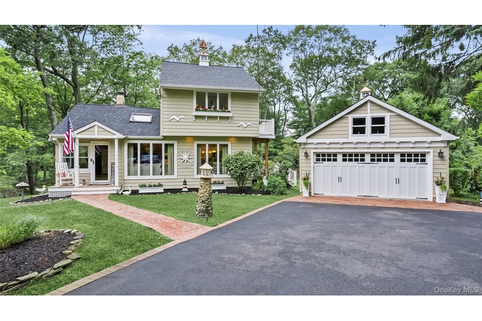 Beautiful exterior with 2 car garage