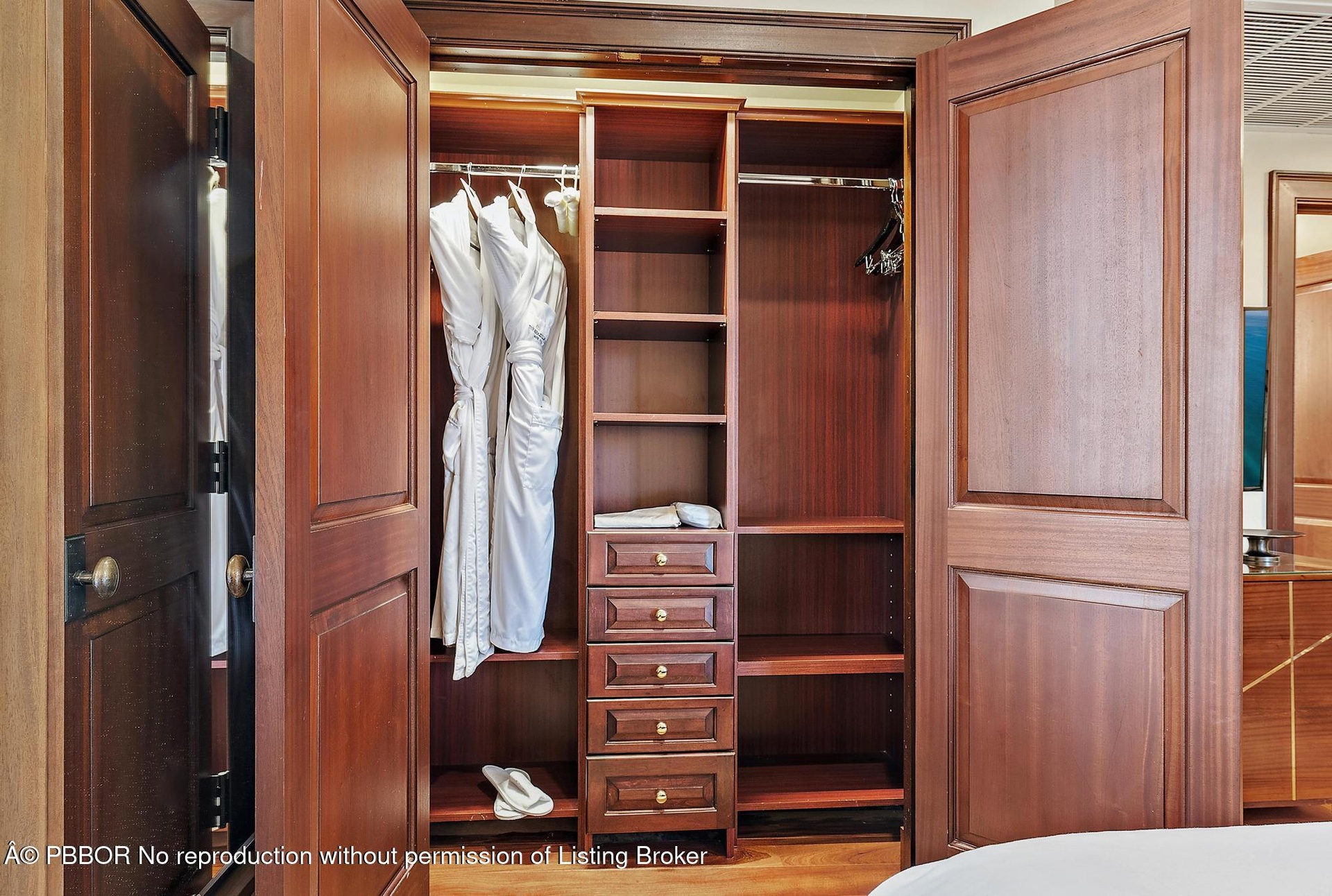 One of 2 closets