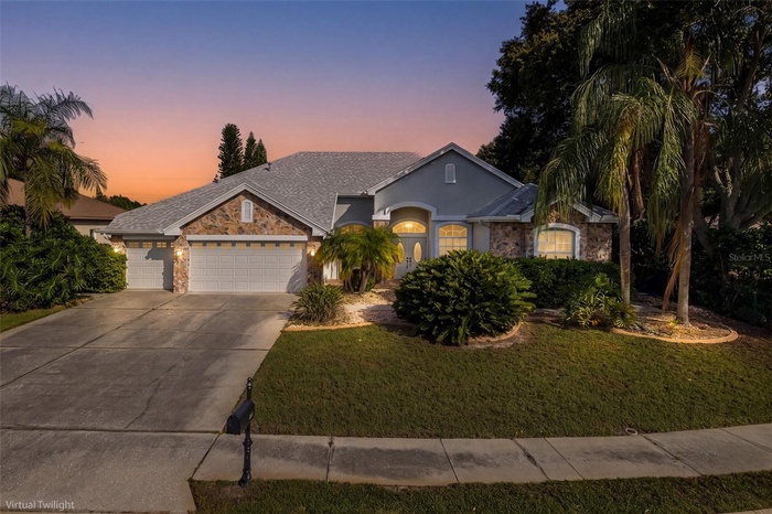 Front of Home w/Virtual Twilight