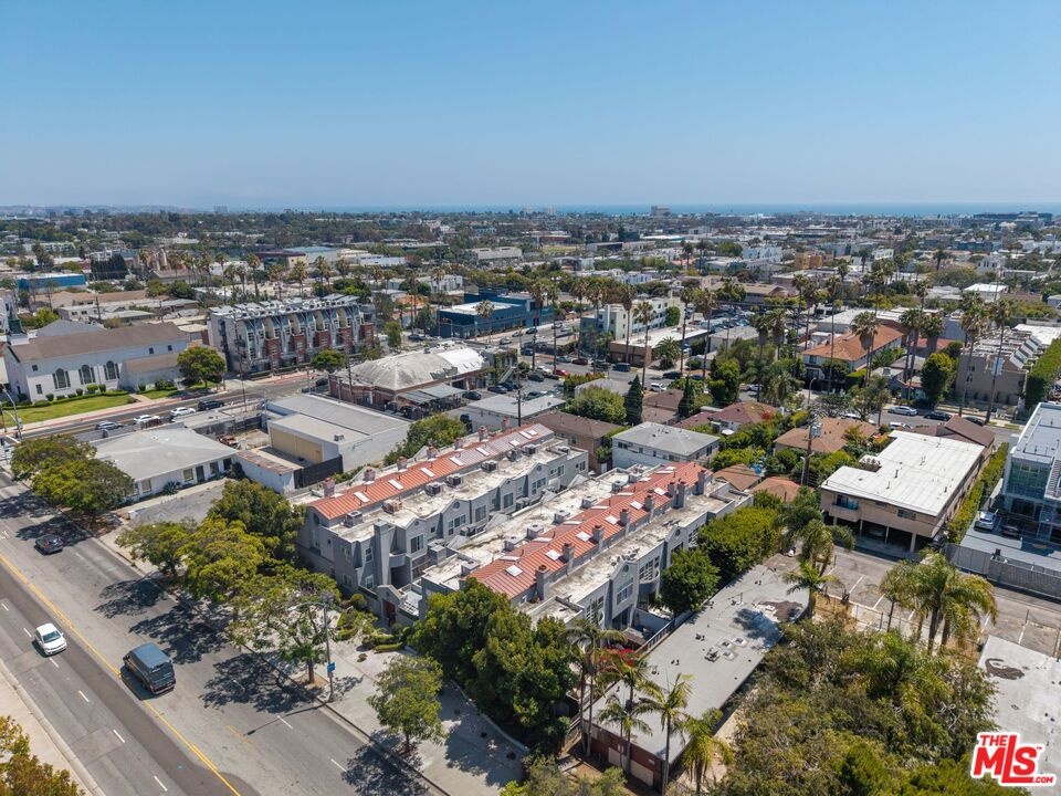 Angled aerial view of a multi-