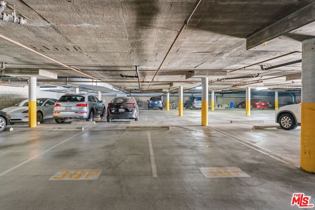 Subterranean concrete parking 