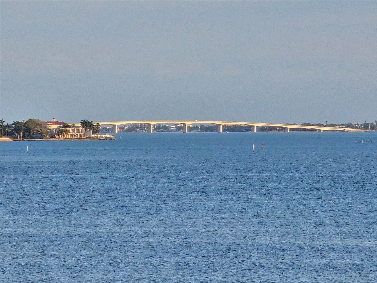 Zoom photo taken from 3rd floor balcony. Ringling Bridge.