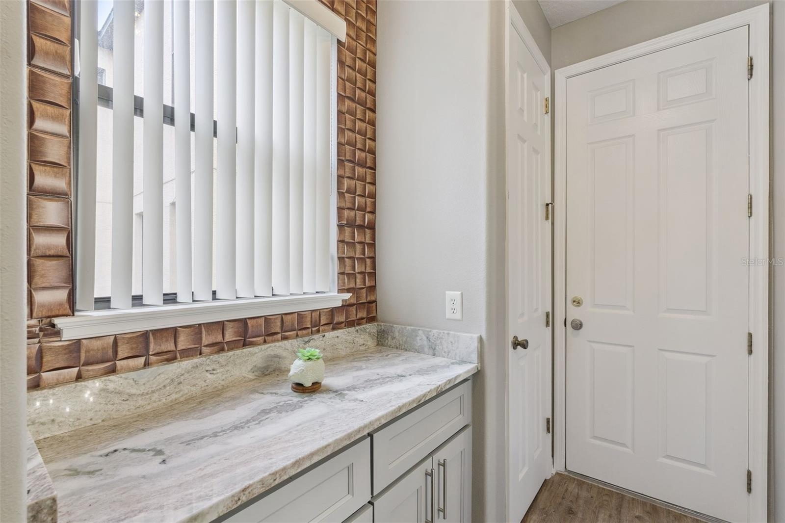 Dry bar in Formal Dining area
