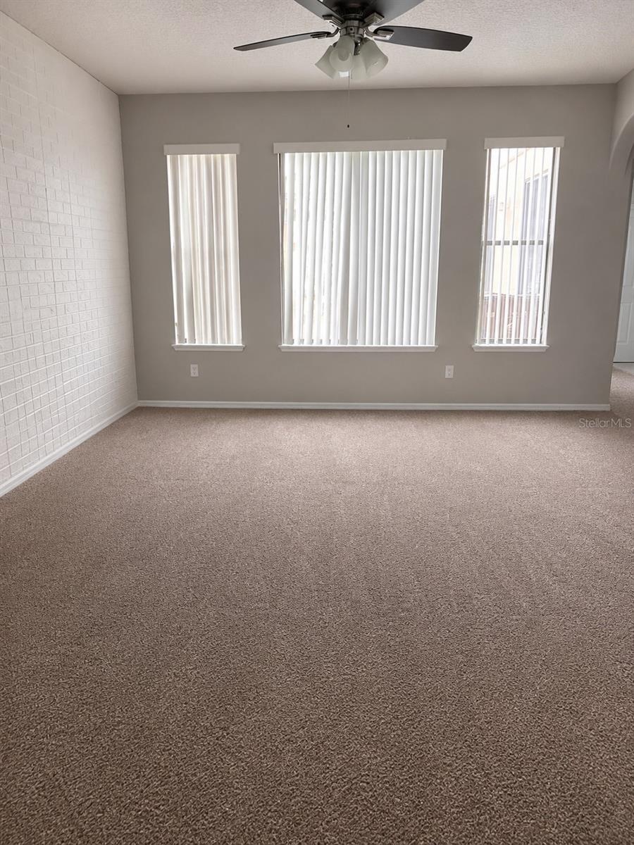 Entry living room without furniture and decor