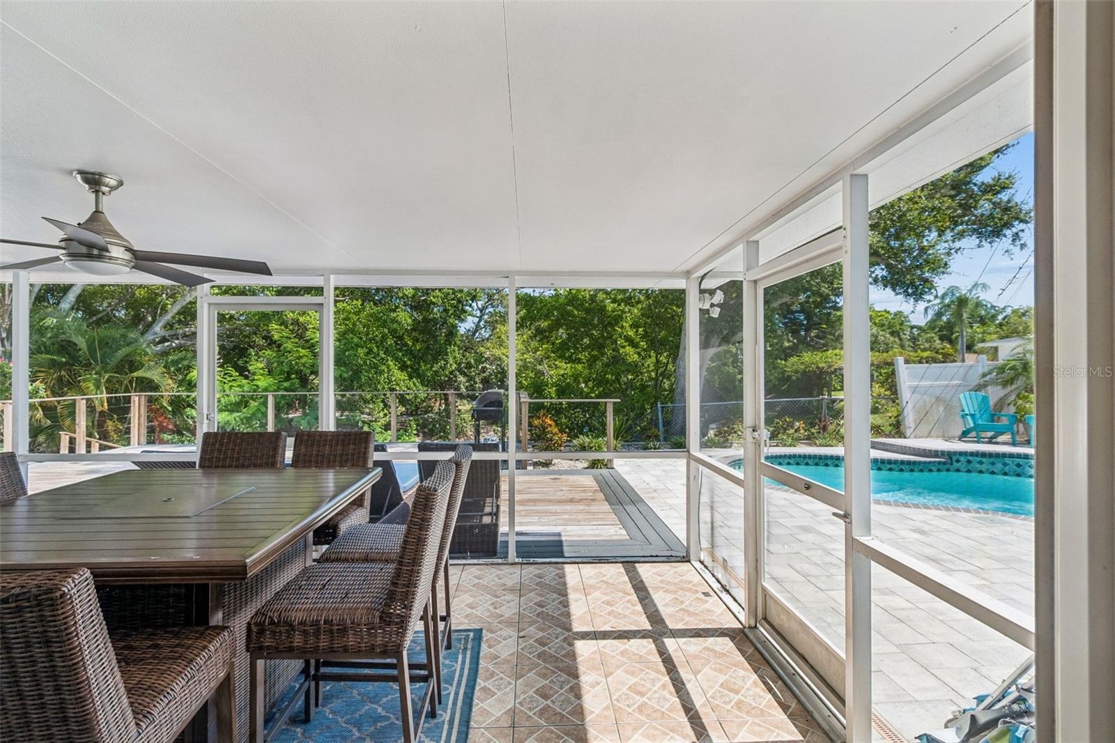 Back screened-in lanai