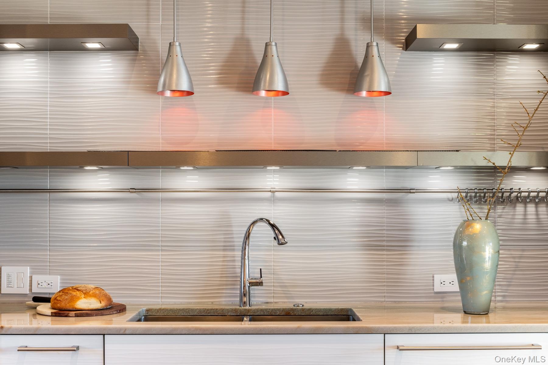 Style and function meet in this captivating kitchen.