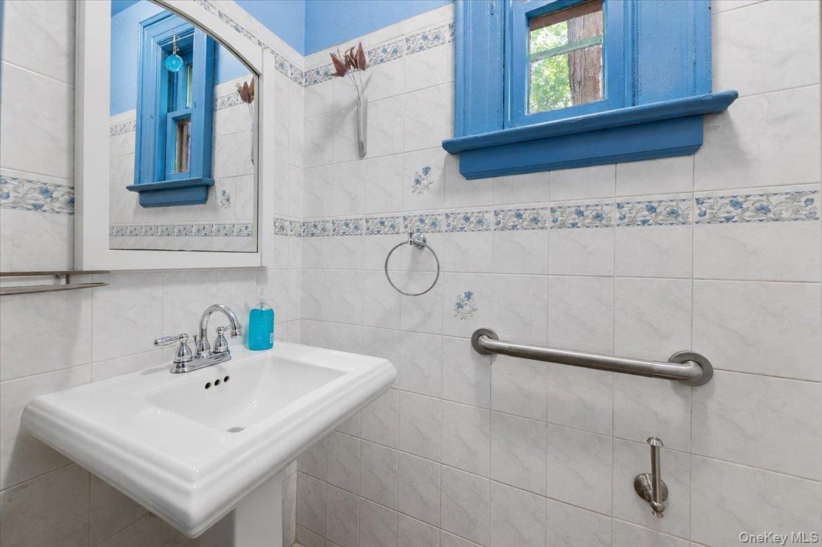 First floor - Half bathroom in kitchen