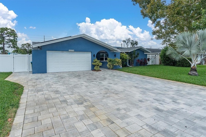 EXTENDED NEWLY INSTALLED PAVER DRIVEWAY & SOD!