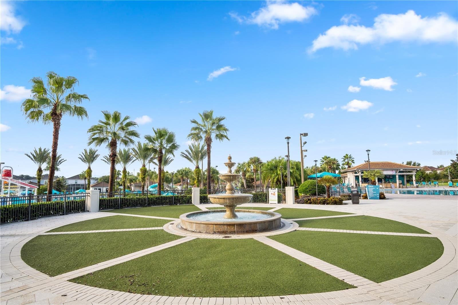 Entry View to the Oasis Club pool