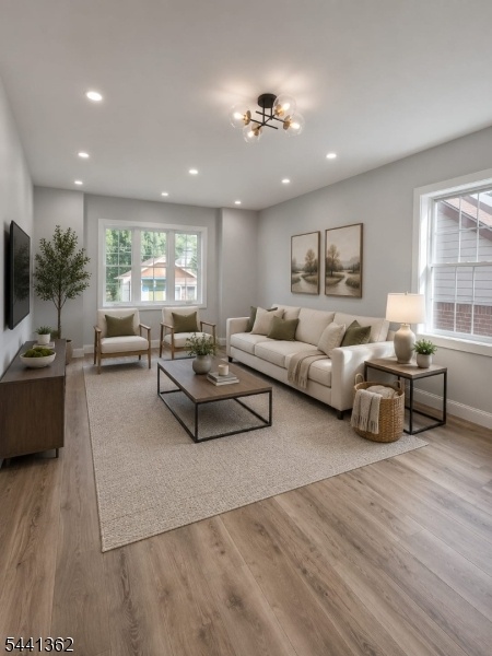 Virtually Staged Living Room