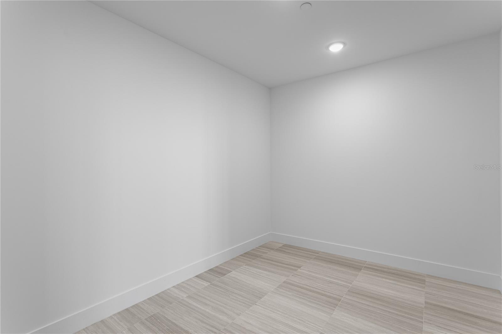 Spacious walk-in closet
