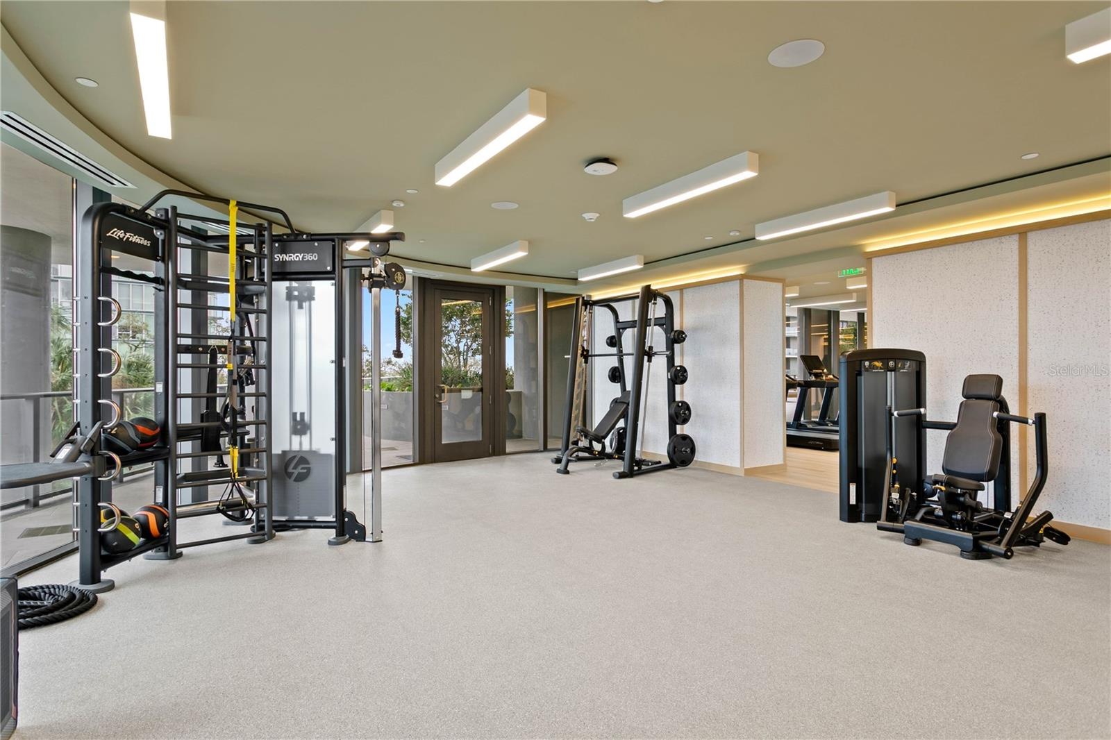 State-of-the-art fitness center with cardio, strength, and functional training zones
