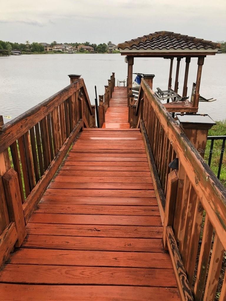 Lake-front dock