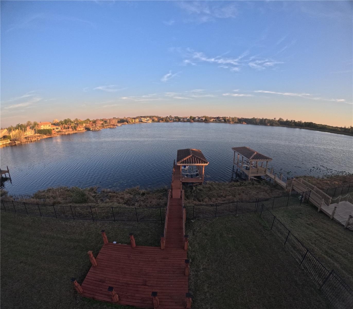 Aerial lake-front