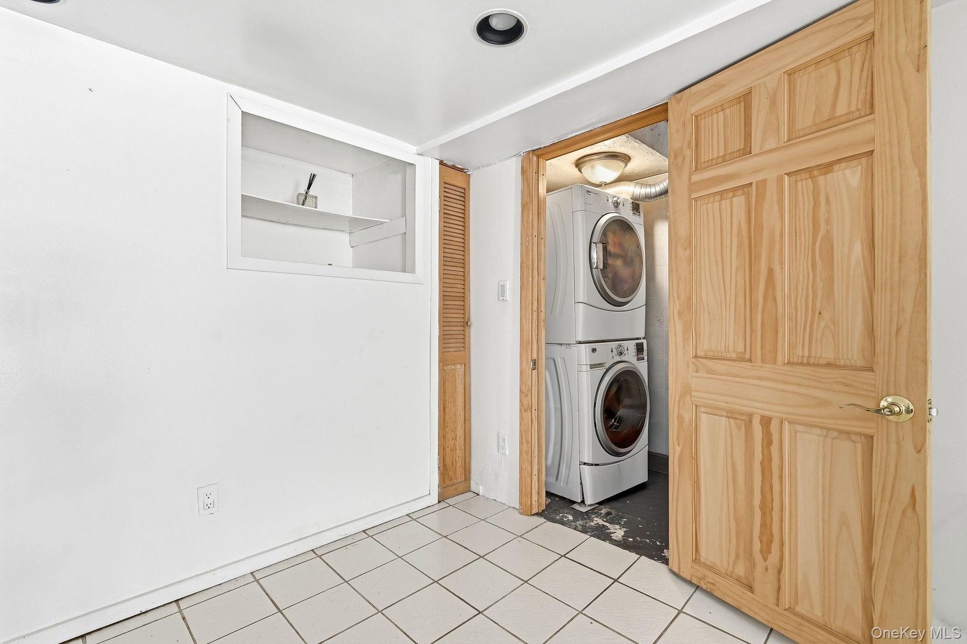 Laundry Room with Extra Storage.
