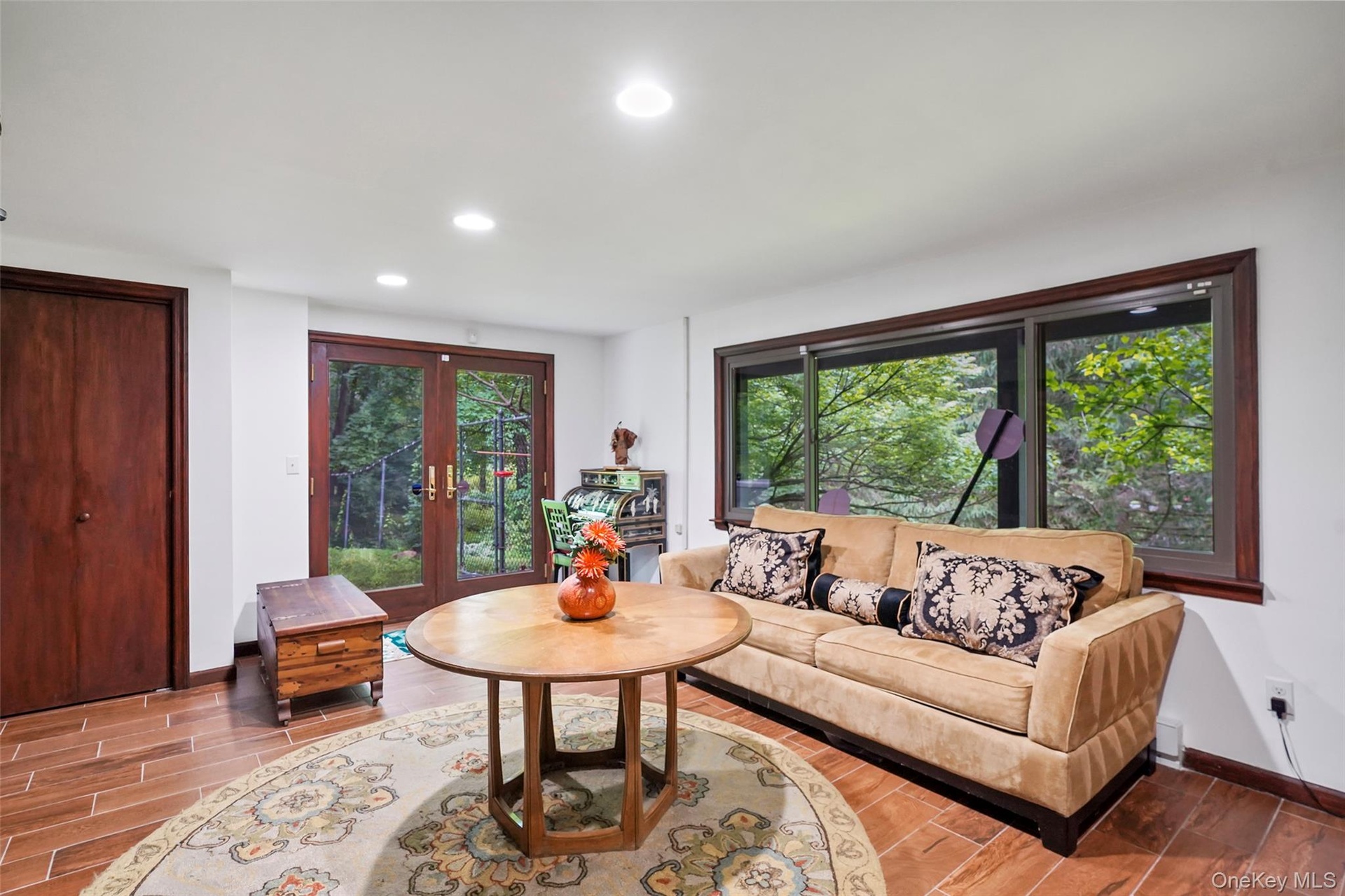 Family room on entry level