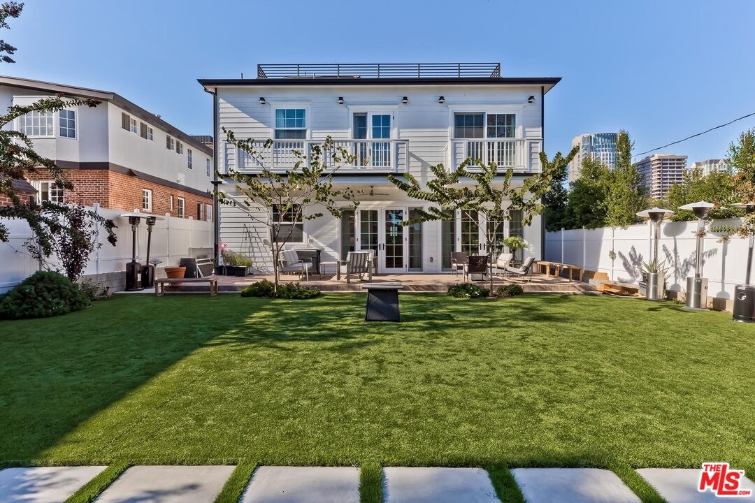 Rear of home