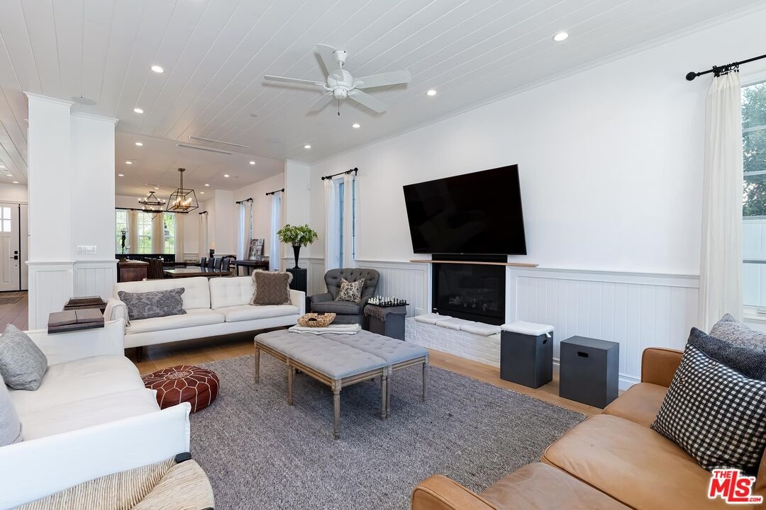 Family room area, angle