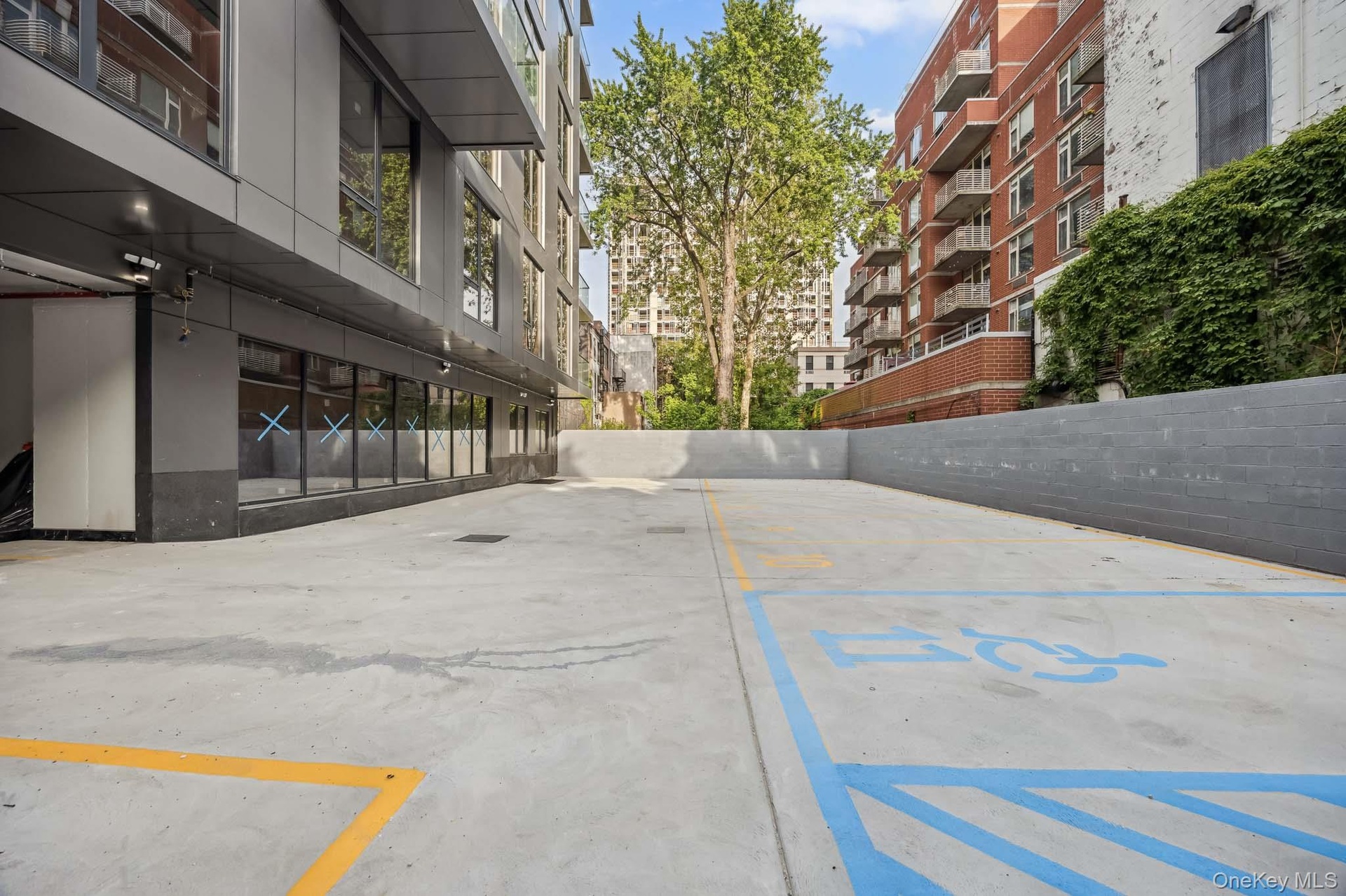 View of parking lot