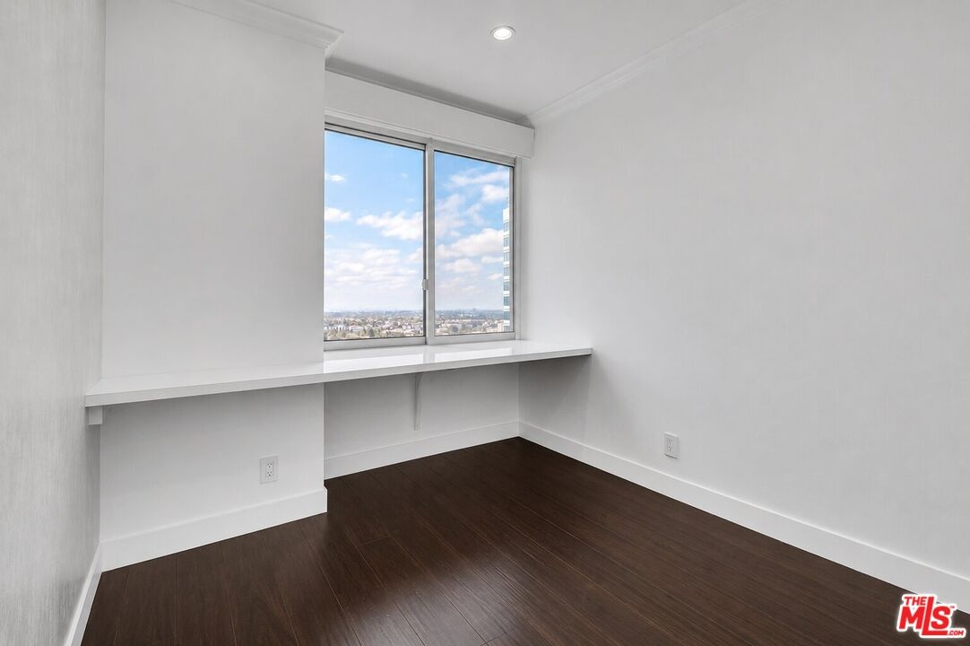 Built-In Desk Overlooking The