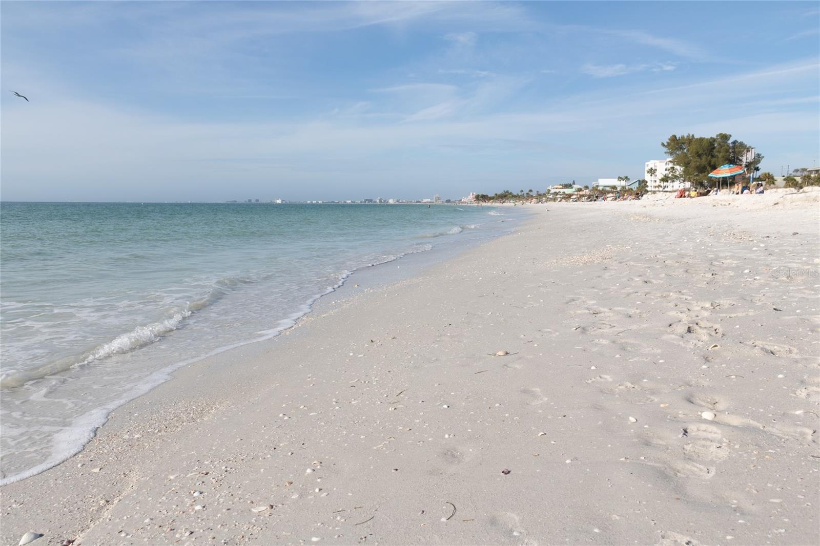 View of Pass-a-grille beach.