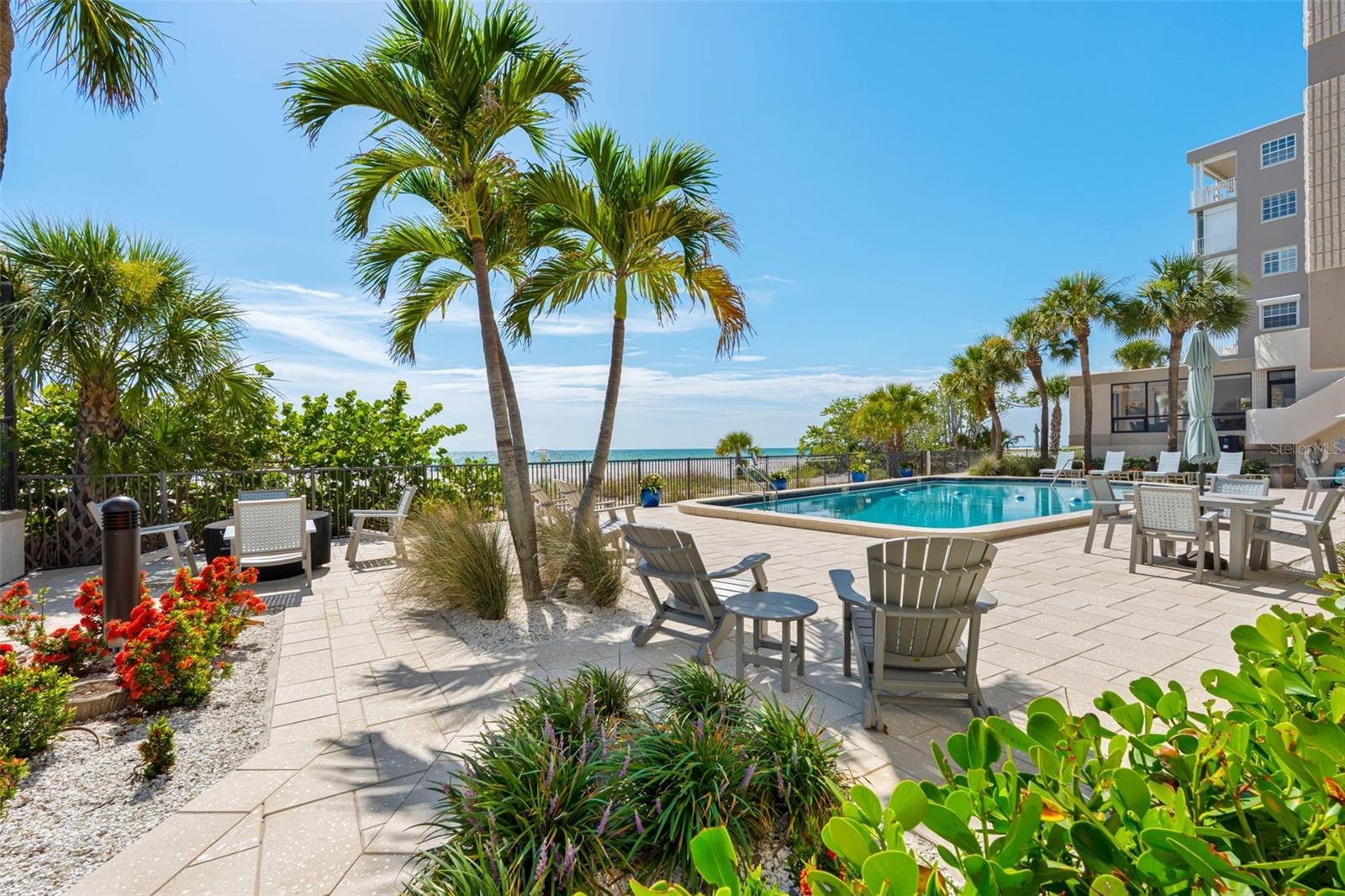 .... Heated Pool .. Exterior Beautification Project - Tiles - Clubhouse, Lounge Chairs - Fire Pit - Furniture - All New..