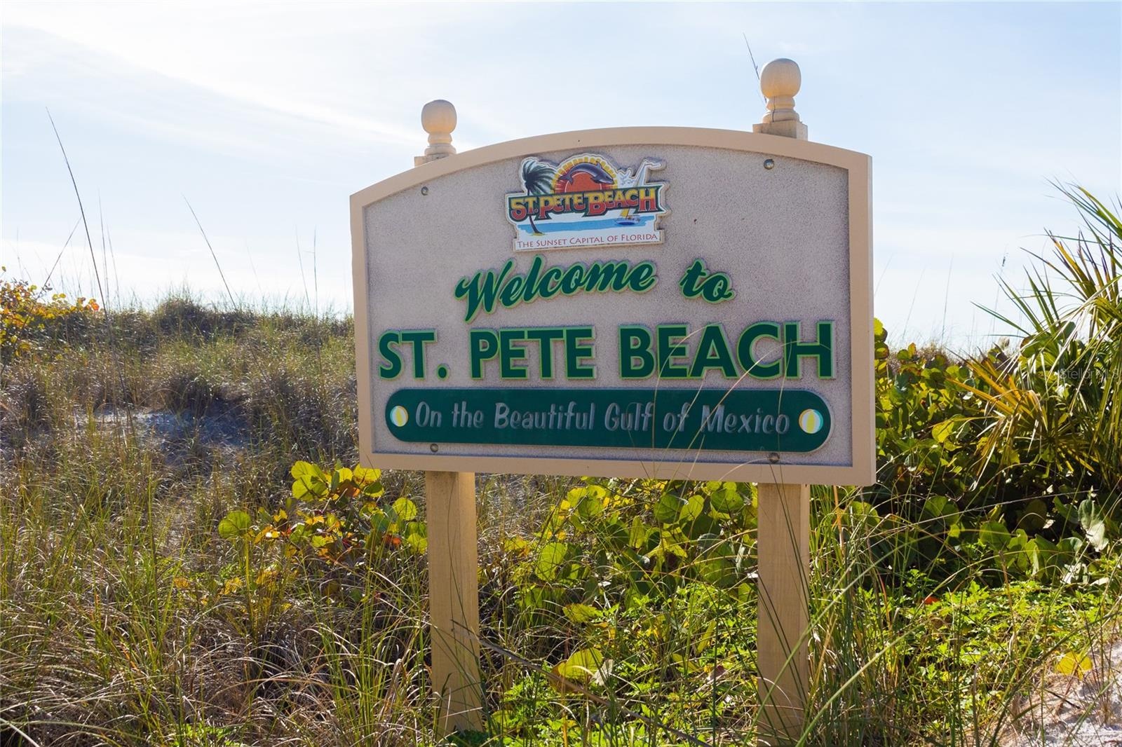 Beach Sign at Beach Access.