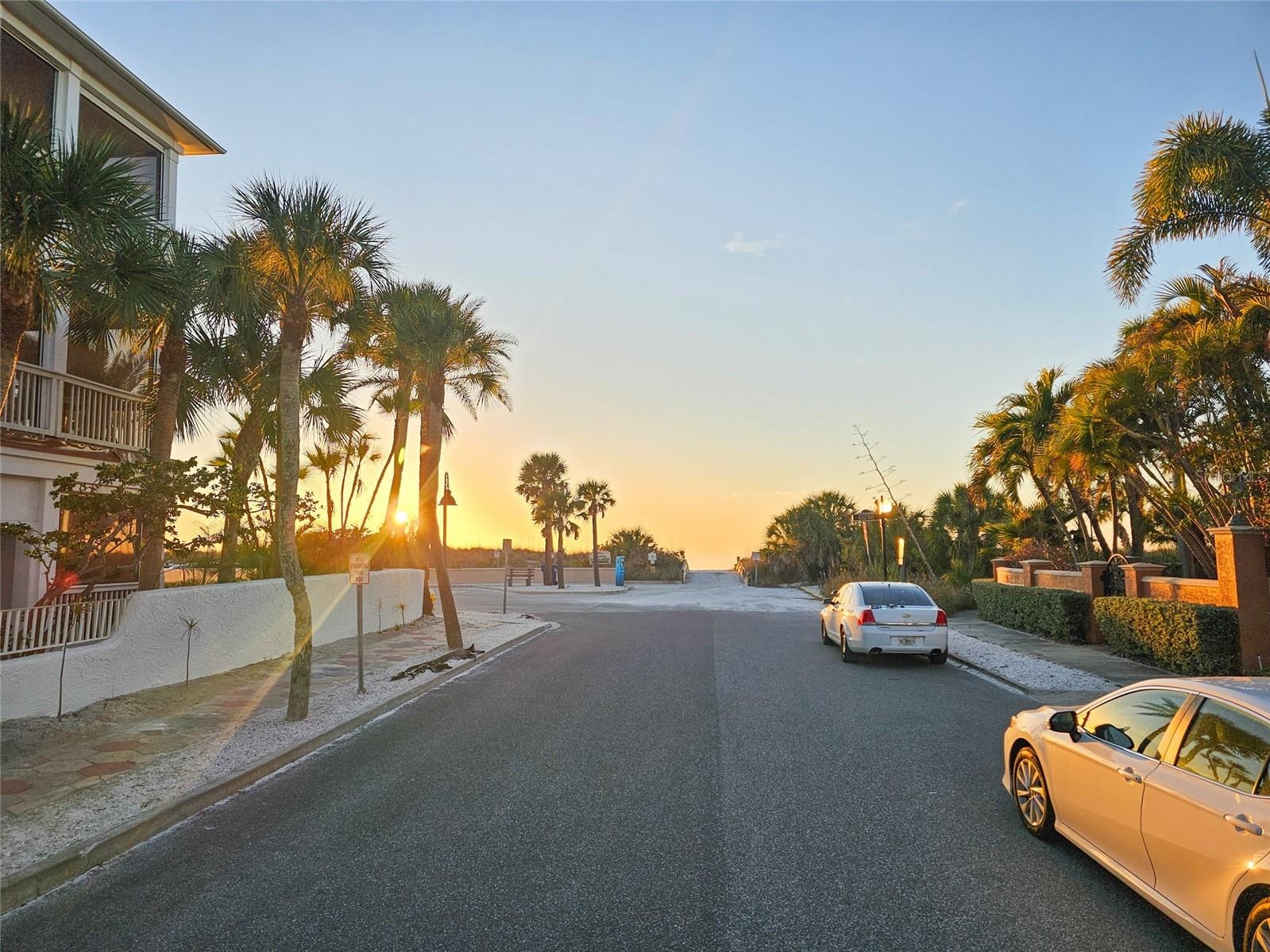 Street View of Beach Access.