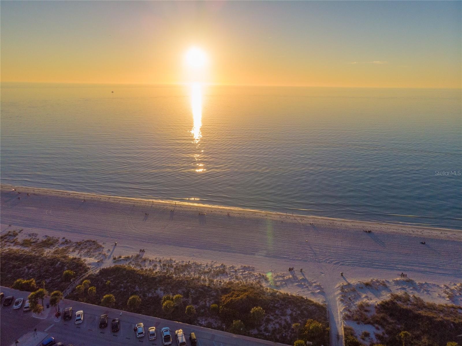 Sunset View From Beach Access.