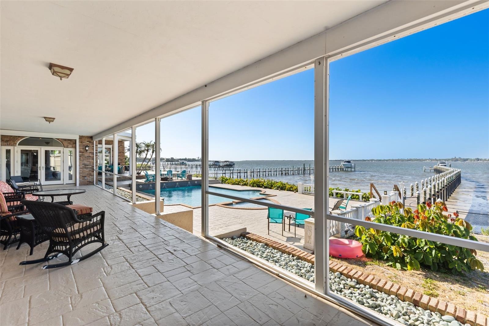 Views to the NW over the Manatee River