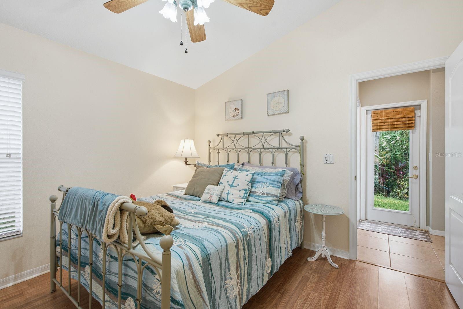 Bedroom 4 with access to exterior from hallway and bathroom