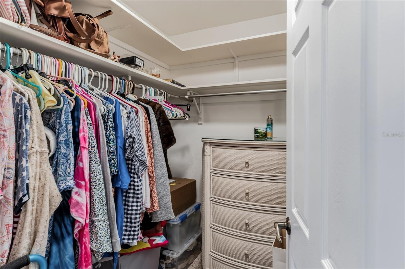 Guest bedroom #2 walk-in closet