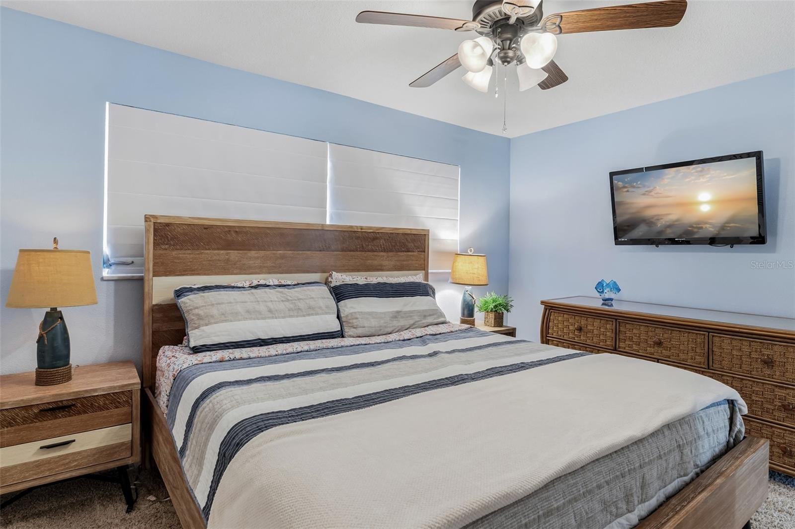 Guest bedroom #3 is spacious enough for a king bed!