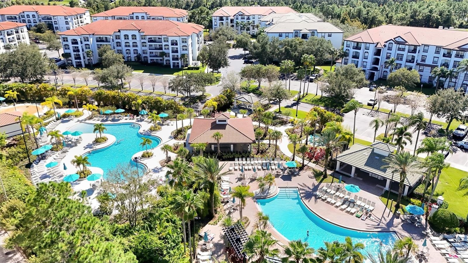 Pools other side by Publix