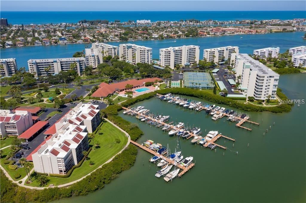 Marina and Clubhouse aerial