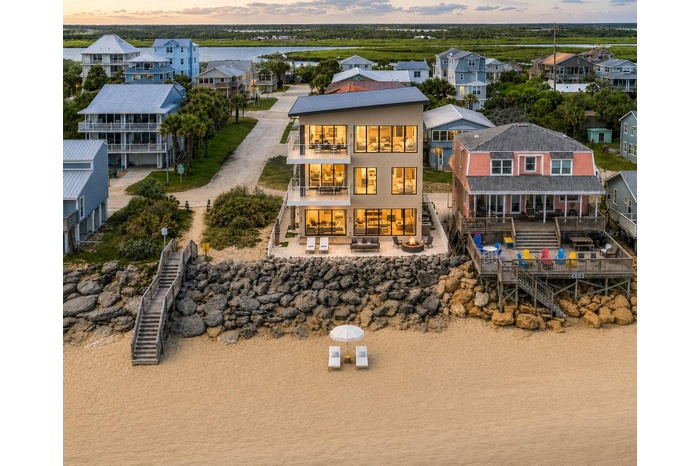 Stunning 3 story Beach Estate complete with  elevator.