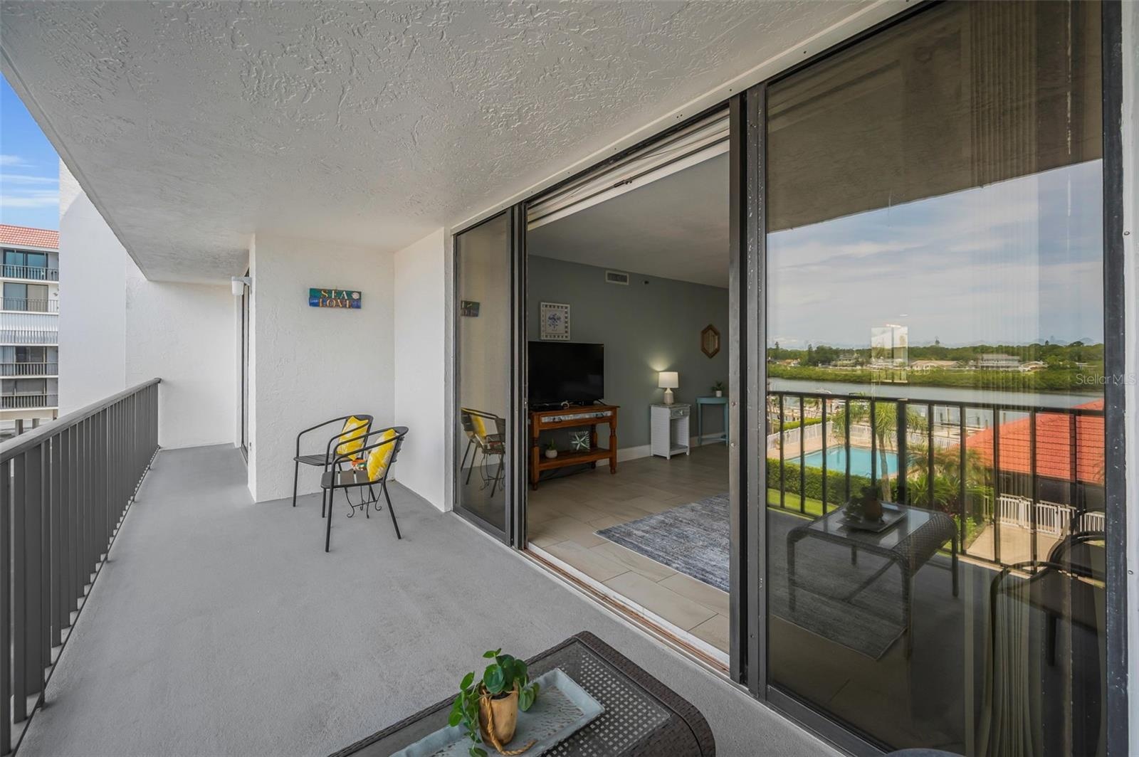 Balcony off the Living area