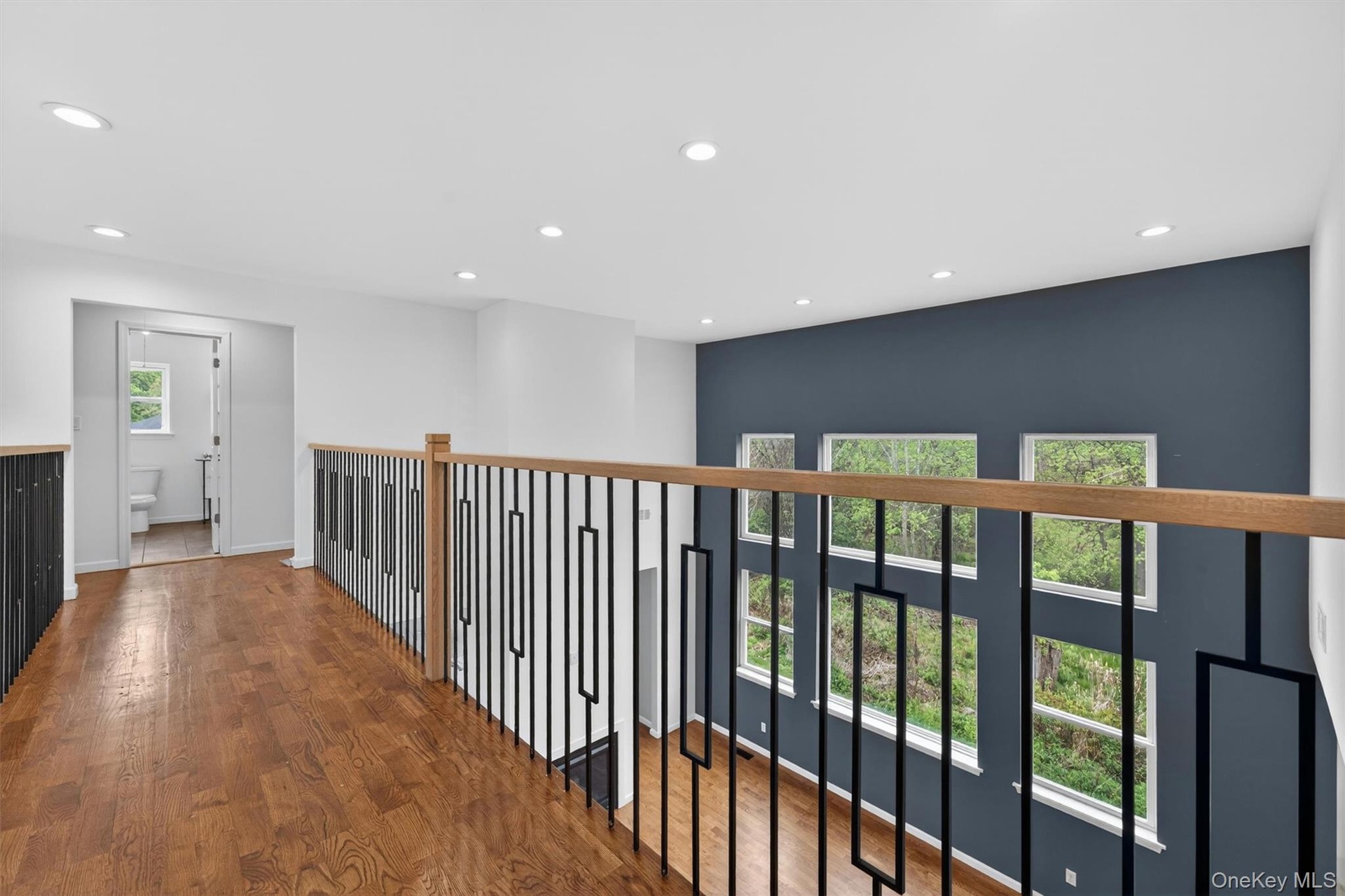 Upstairs walkway