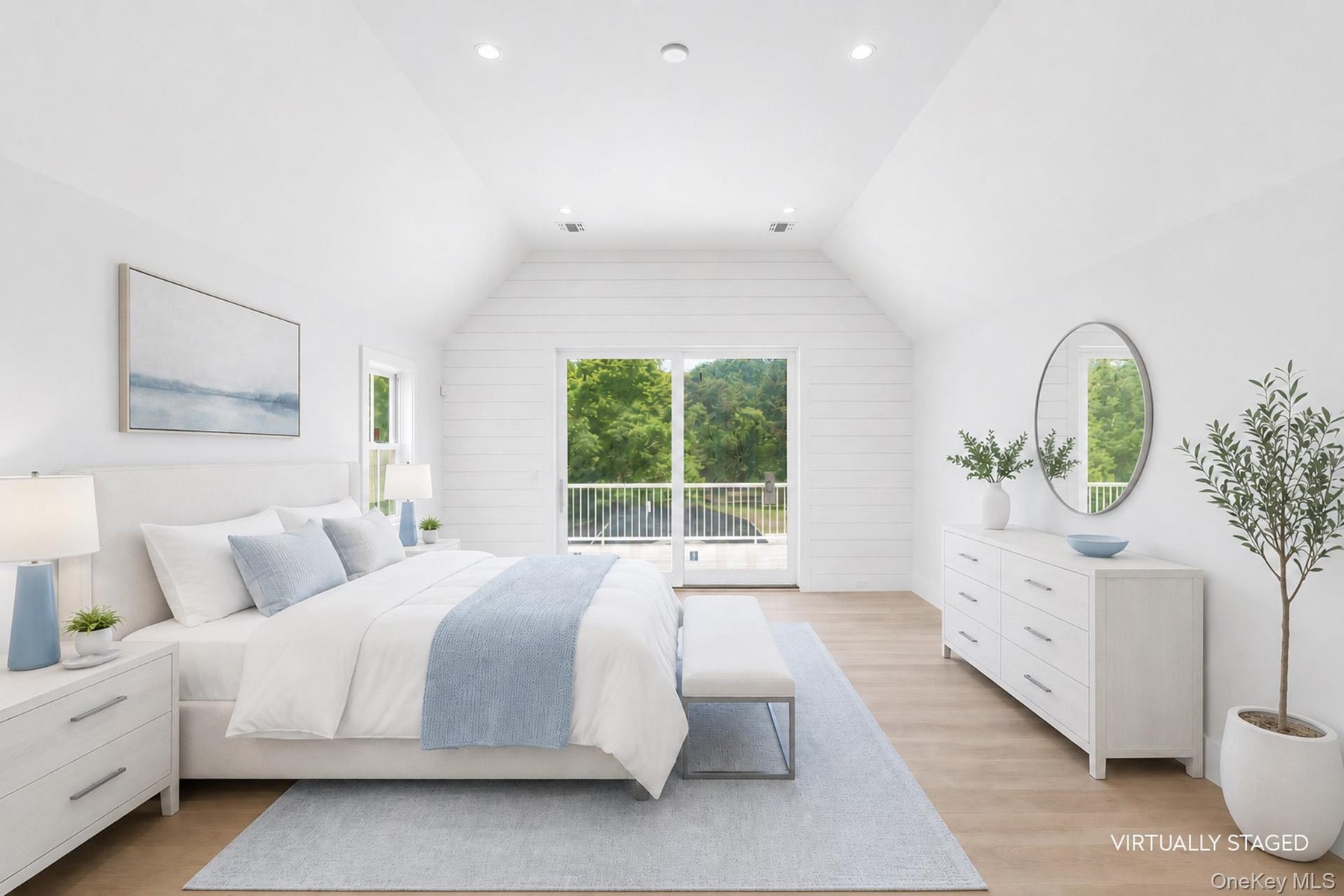 Staged Primary Suite with Deck