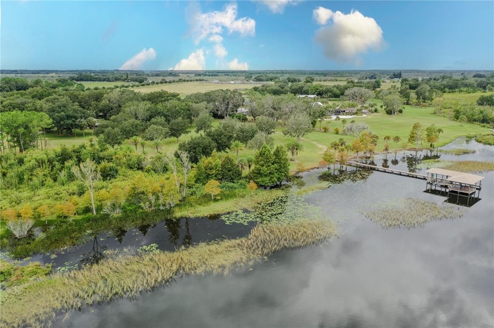 Lakefront with private dock