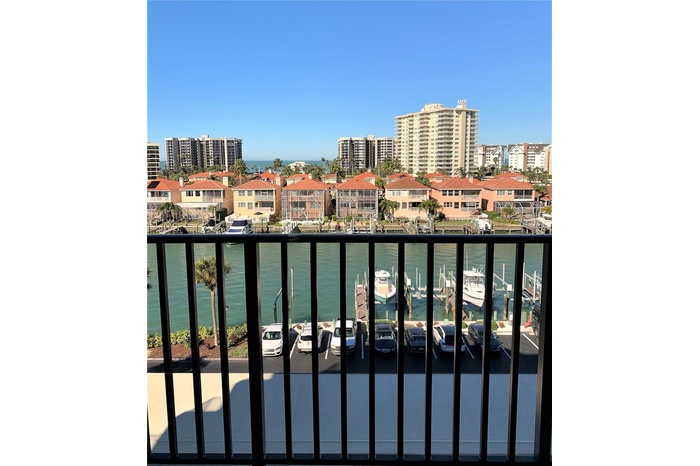 view to water from large porch