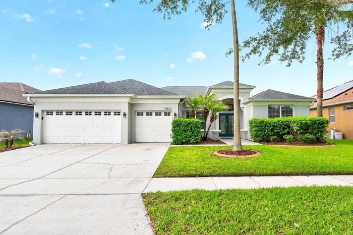 This 4-bedroom, 3-bath home with a 3-car garage in the desirable Bridge Water community offers an ideal single-story layout with room for everyone!