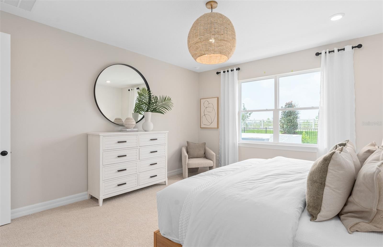 Model Home Design Only. Pictures and furnishings are for illustrative purposes only. Elevations, colors and options may vary. Furniture is for model h