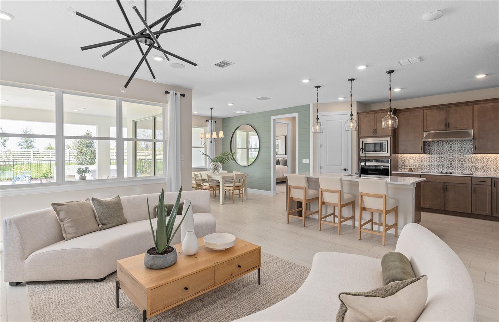 Model Home Design Only. Pictures and furnishings are for illustrative purposes only. Elevations, colors and options may vary. Furniture is for model h