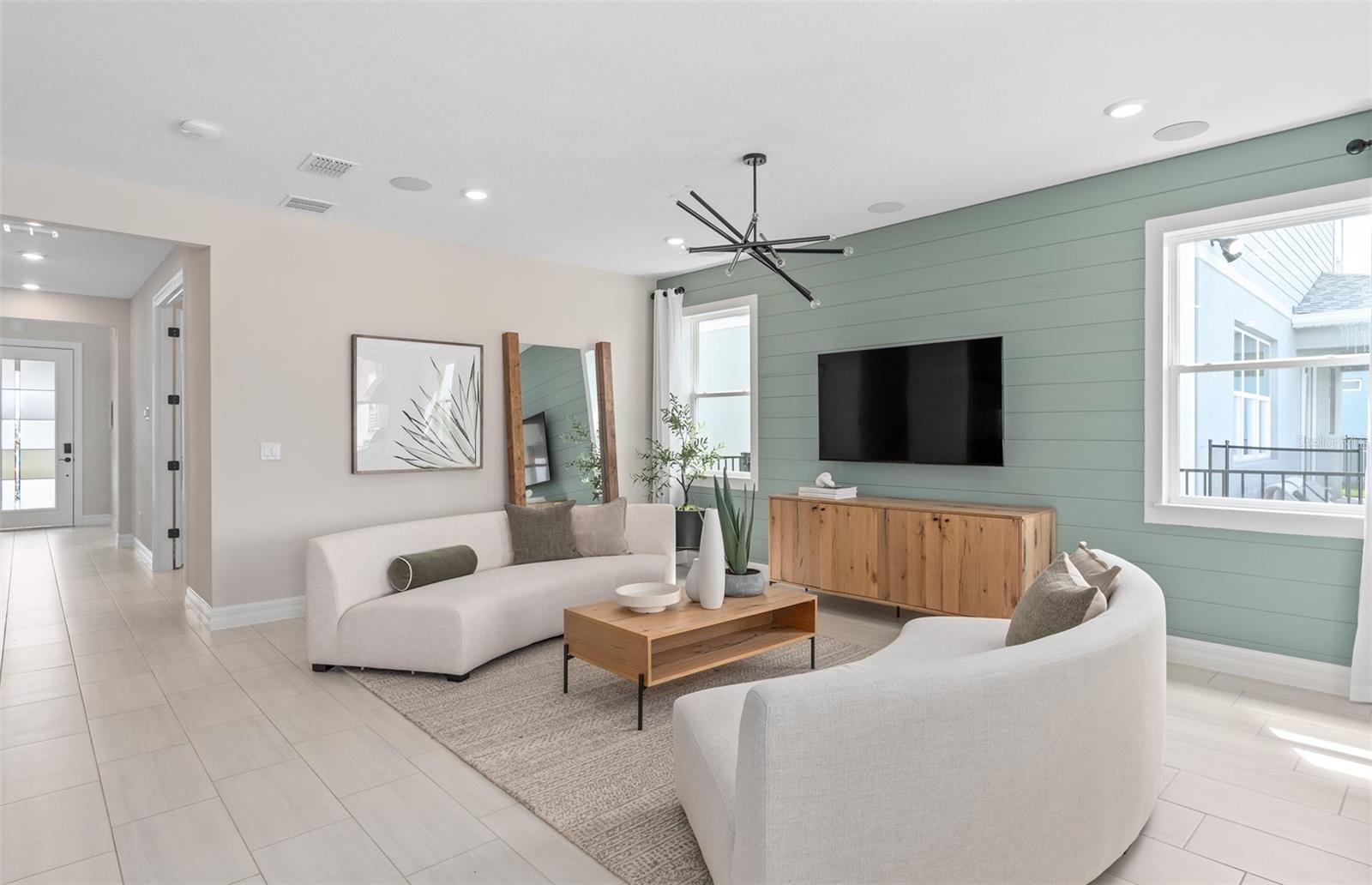 Model Home Design Only. Pictures and furnishings are for illustrative purposes only. Elevations, colors and options may vary. Furniture is for model h