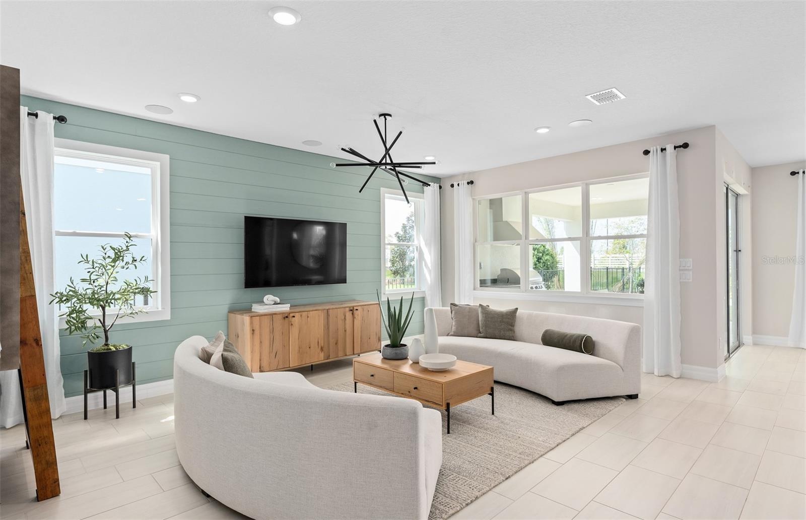 Model Home Design Only. Pictures and furnishings are for illustrative purposes only. Elevations, colors and options may vary. Furniture is for model h