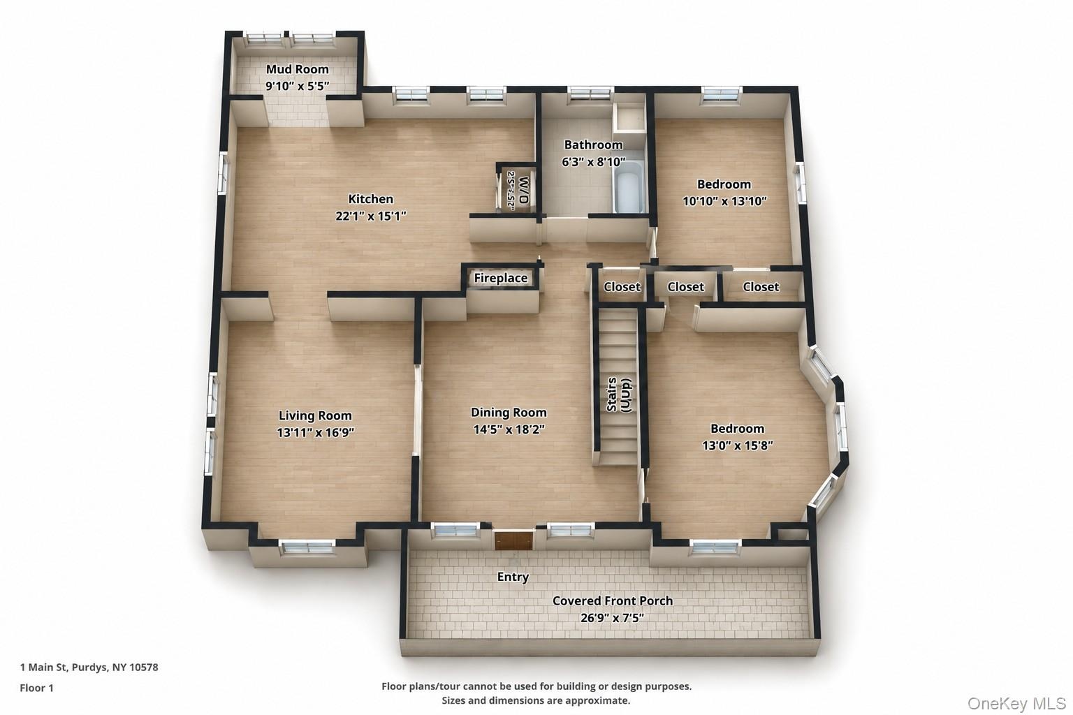 First Floor Layout of the Craftsman Home