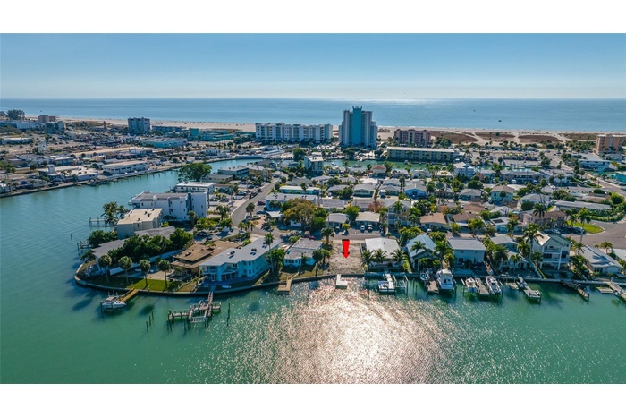 Surrounded by water!  Just around the corner from the Gulf.